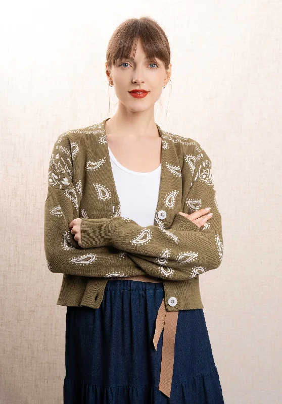 Cardigan 18gactus10fm 18gactus10fmt Khaki