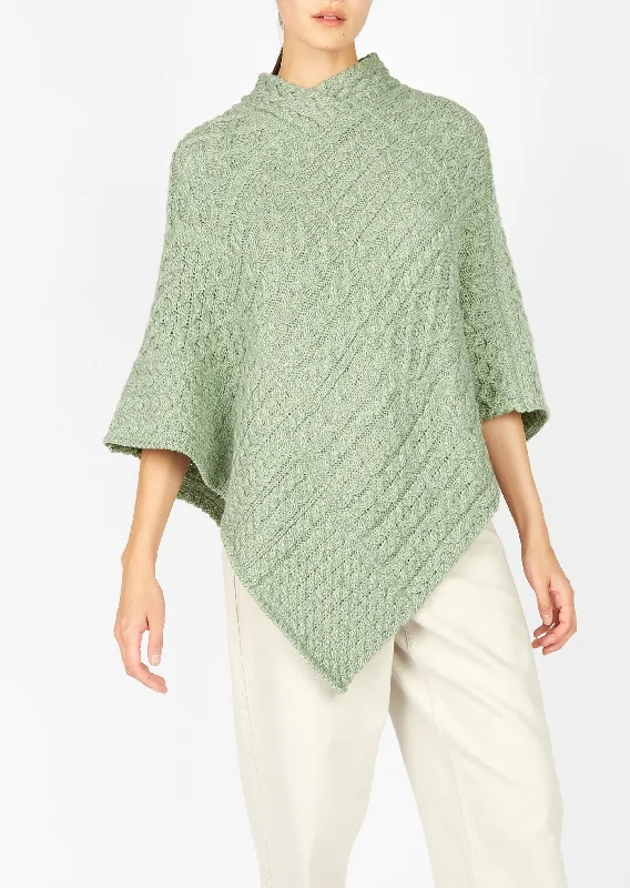 IrelandsEye Poncho | Sage Marl