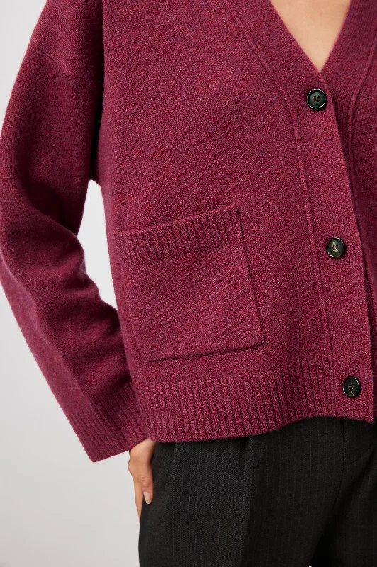 LINDI CARDIGAN - MAGENTA