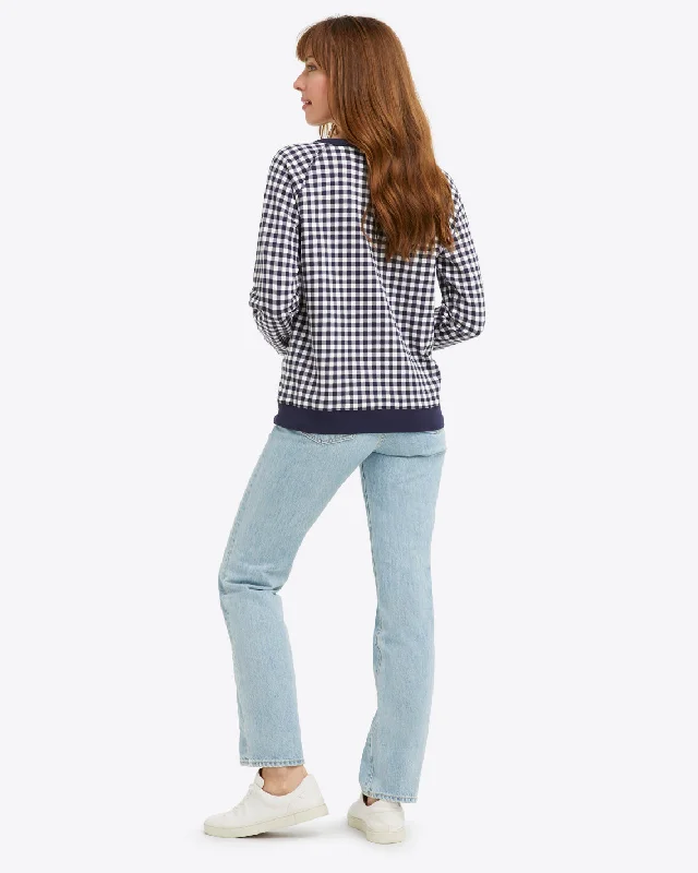 Natalie Sweatshirt in Gingham