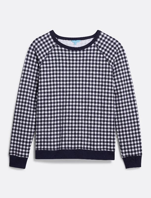 Natalie Sweatshirt in Gingham