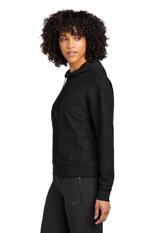 Ogio Womens Revive Hooded Sweatshirt Hoodie - Blacktop