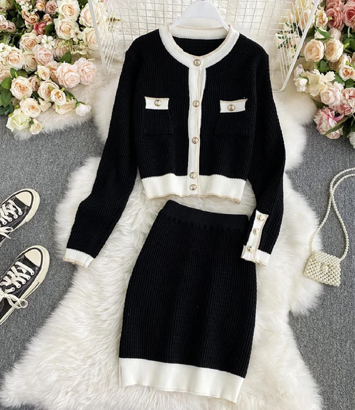 Stylish knitted suit   S53