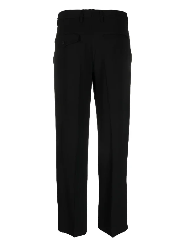 ANN DEMEULEMEESTER Women Gaelle Slim Fit Cropped Viscose Trousers