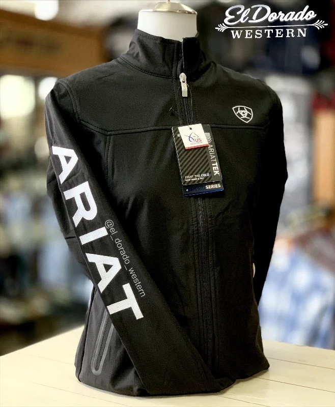 Ariat Womens NewTeam Softshell - Black/White