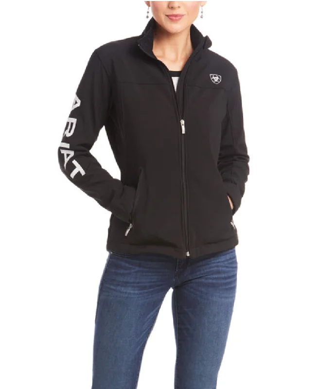 Ariat Womens NewTeam Softshell - Black/White