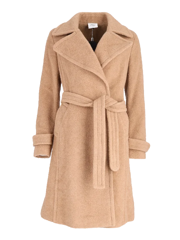 belted wool coat