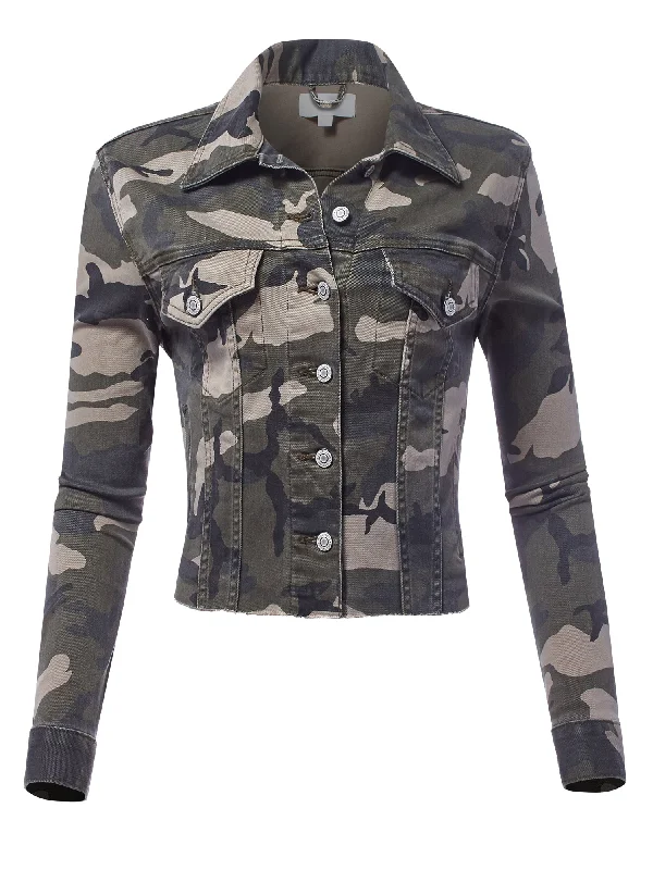 Camouflage Denim Jacket (FWJ1239)