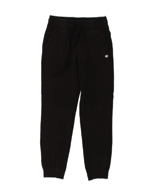 CHAMPION Womens Tracksuit Trousers Joggers UK 8 Small Black