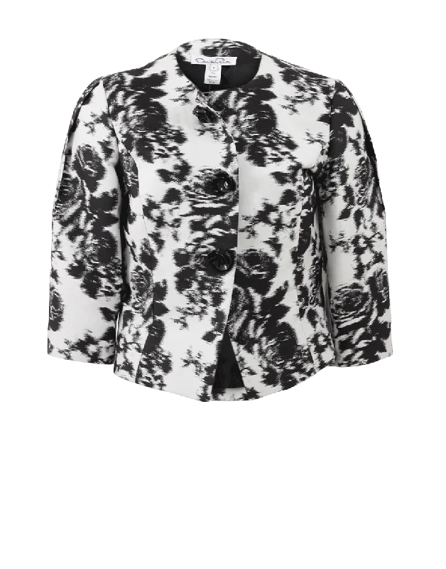 Floral Crop Jacket