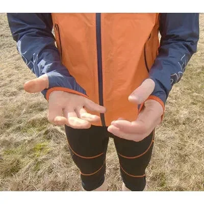 OMM Halo+ Waterproof Jacket - Orange/Navy