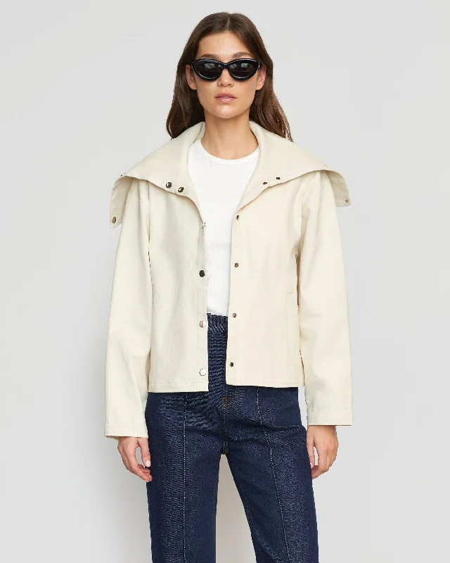 Jona Cropped Collared Jacket