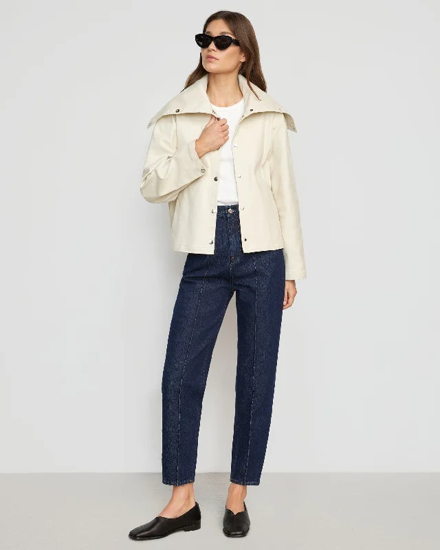 Jona Cropped Collared Jacket