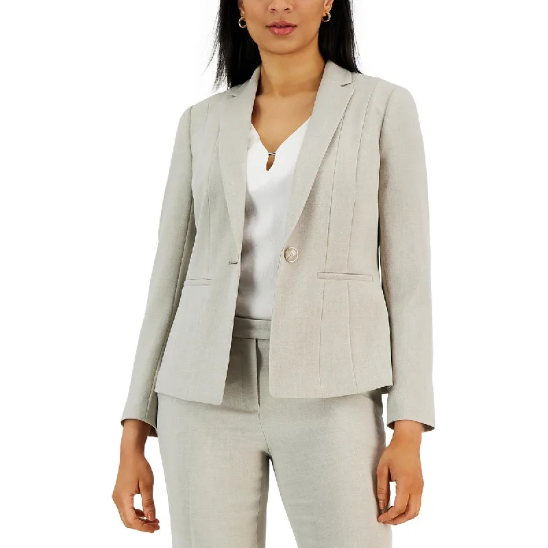 Kasper Womens Petites Suit Separate Career One-Button Blazer