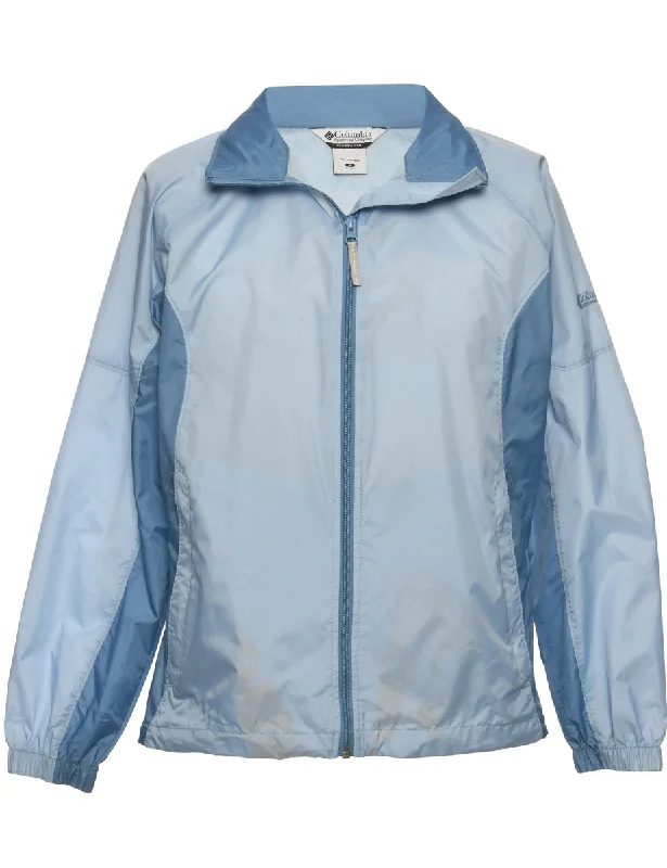 Light Blue Columbia Nylon Jacket - M