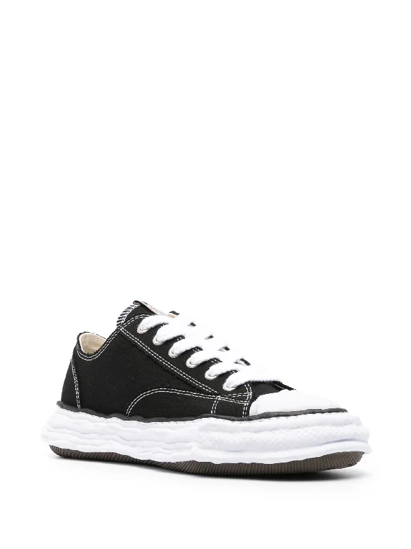 MAISON MIHARA YASUHIRO Peterson 23 Low/Original Sole Canvas Low-Top Sneakers