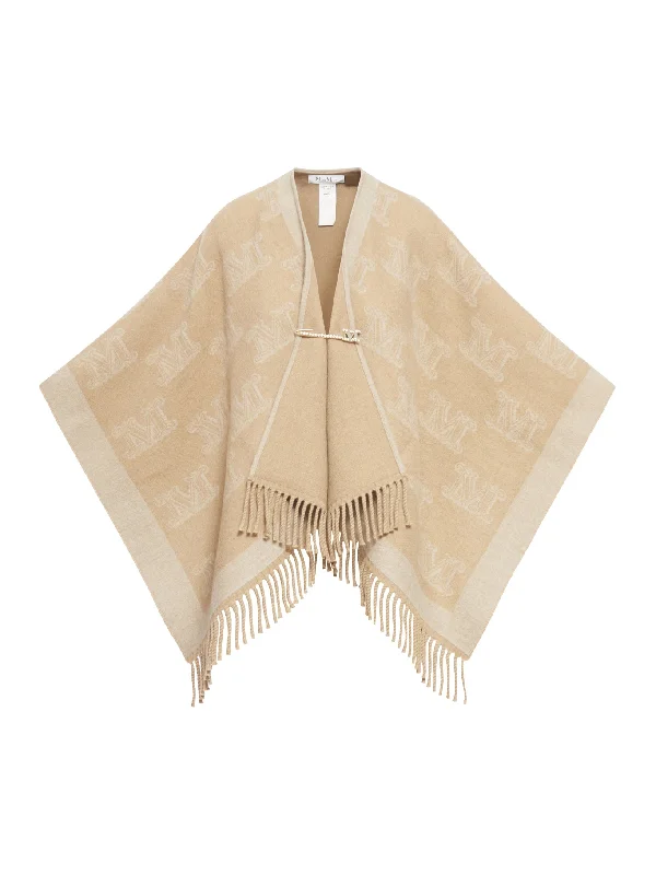 Wool cape with Monogram Max Mara