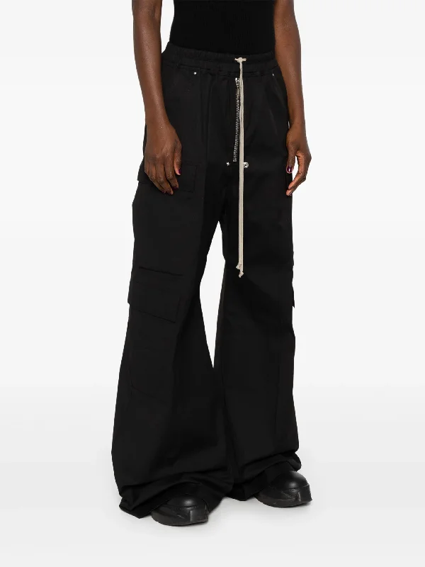 RICK OWENS Women Heavy Cotton Cargobelas Pants