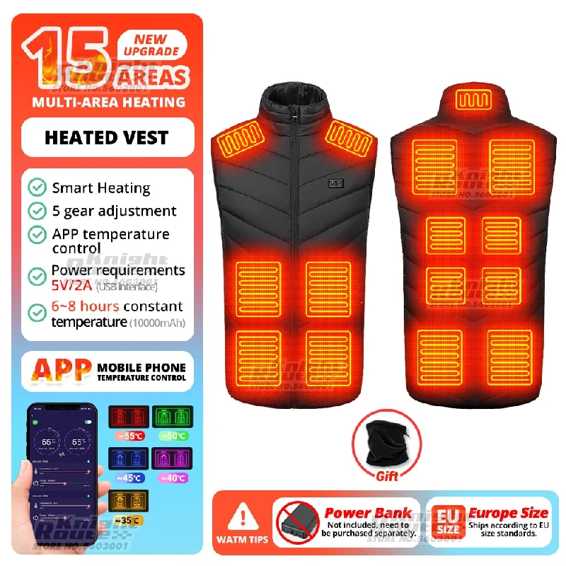 USB Powered Heating Jacket