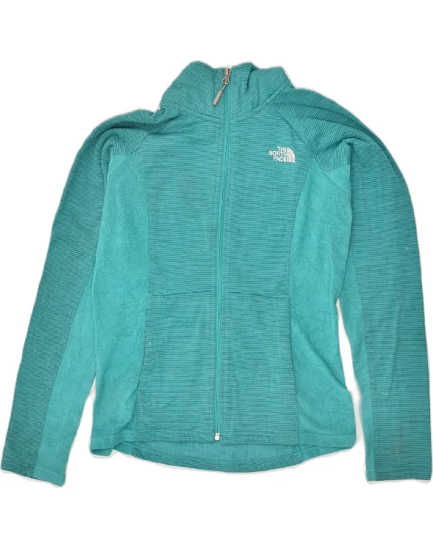 THE NORTH FACE Womens Tracksuit Top Jacket UK 10 Small Green Polyester