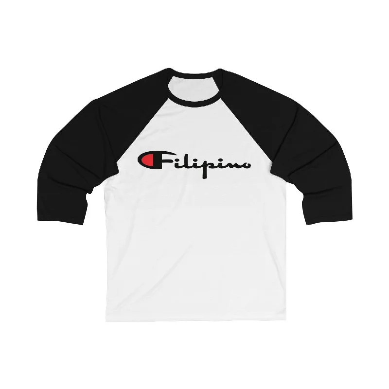 Filipino Champion Unisex 3/4 Sleeve Baseball Tee