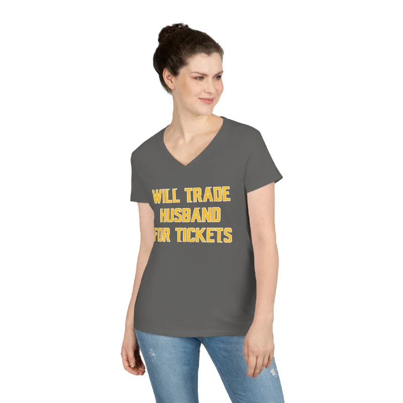 Ladies' V-Neck - Husband for Tickets