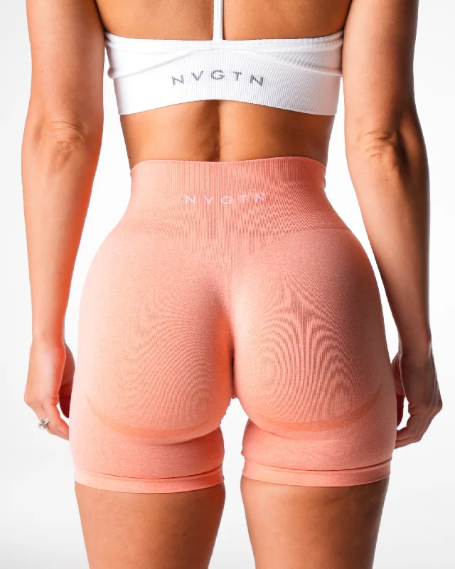 Peach Contour Seamless Shorts