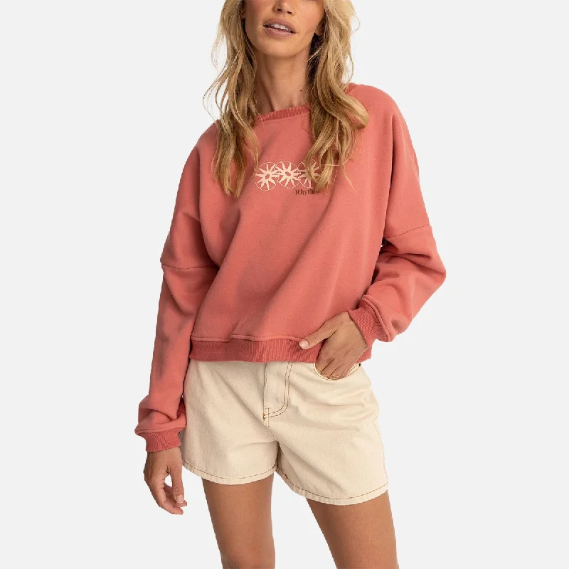 Rhythm Horizon Slouch Fleece - Rose