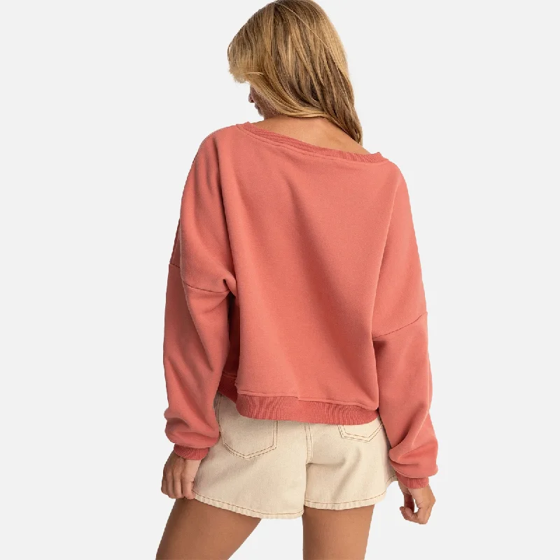 Rhythm Horizon Slouch Fleece - Rose