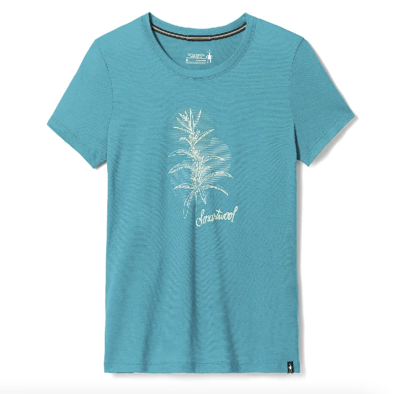 Smartwool Women’s Sage Plant Graphic Short Sleeve Tee Slim Fit