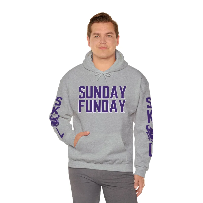 Unisex Heavy Blend™ Hooded Sweatshirt - SUNDAY FUNDAY + Original (Sleeves)