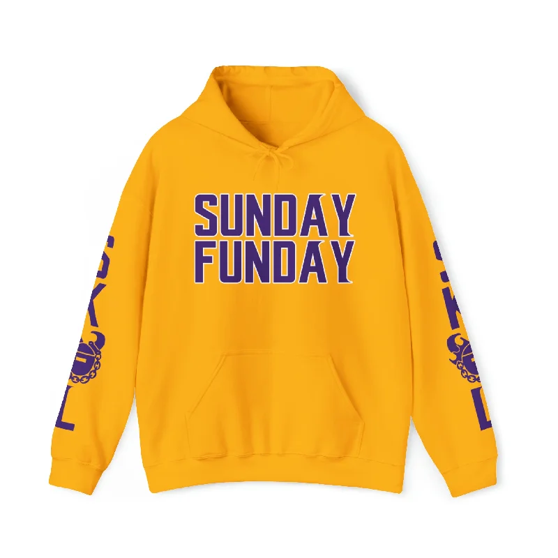 Unisex Heavy Blend™ Hooded Sweatshirt - SUNDAY FUNDAY + Original (Sleeves)