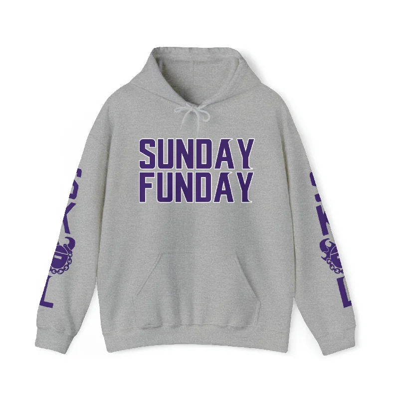 Unisex Heavy Blend™ Hooded Sweatshirt - SUNDAY FUNDAY + Original (Sleeves)