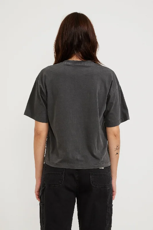 Women's S/S Nelson T-Shirt Charcoal Garment Dyed