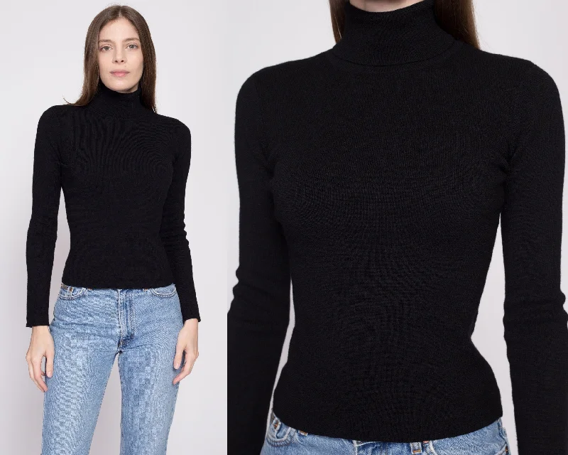 90s Banana Republic Merino Wool Turtleneck - Small