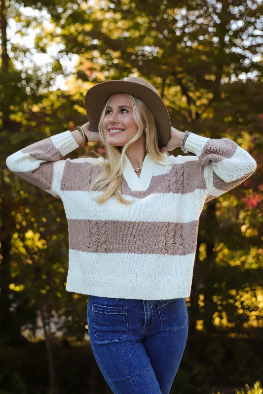 A Classic Tale Sweater-Beige