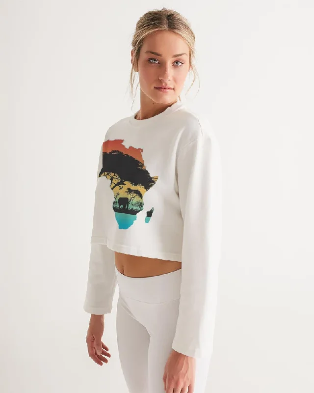 AKH African Motherland Women's Cropped Sweatshirt