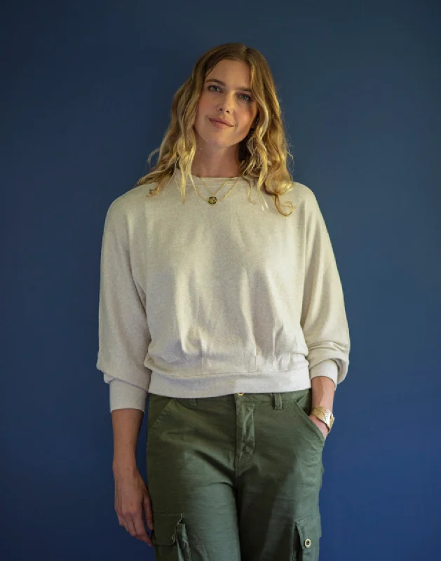 Anneke Supersoft Dolman: Cement Heather