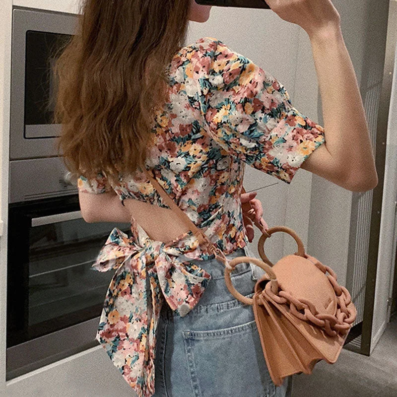 Cute floral crop tops  306