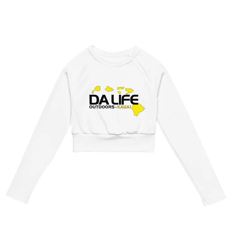 Da Life Recycled long-sleeve crop top