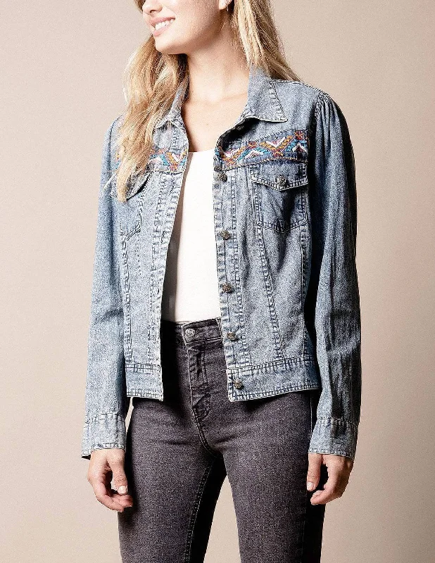 Elena Denim Jacket - As-Is-Clearance - Large Only