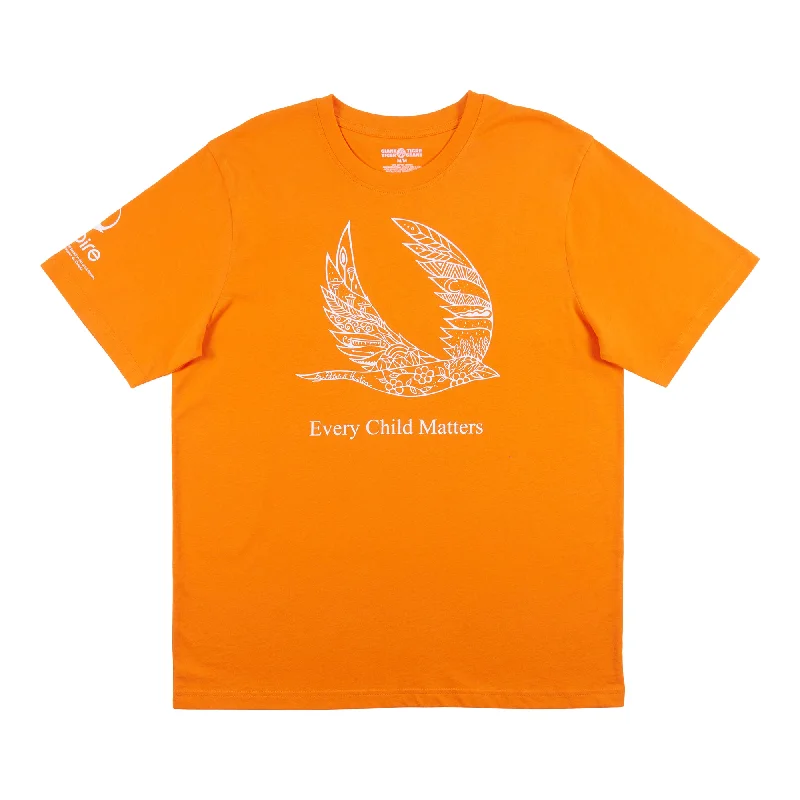 ""Every Child Matters"" Adult Unisex National Day of Truth and Reconciliation English Orange T-Shirt