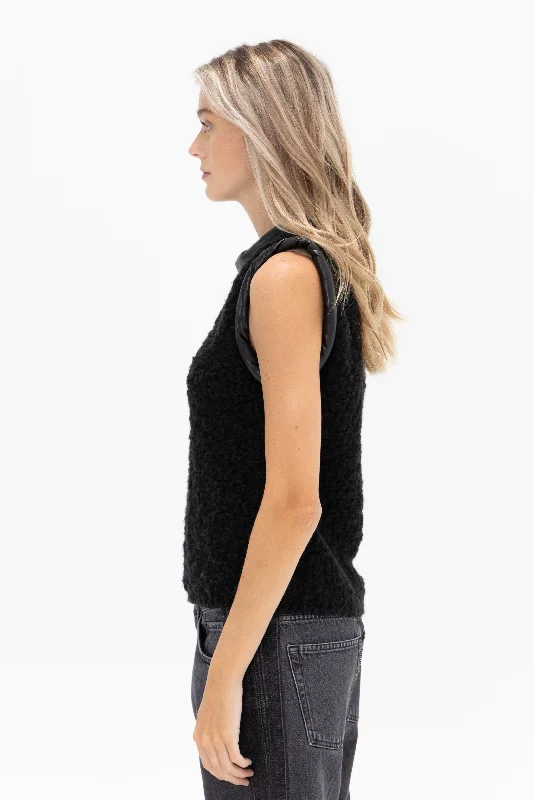 Sleeveless Top, Black