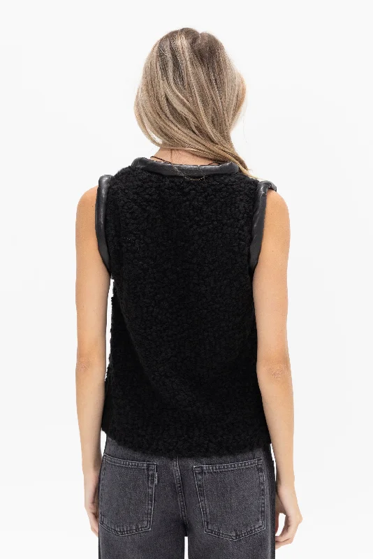 Sleeveless Top, Black