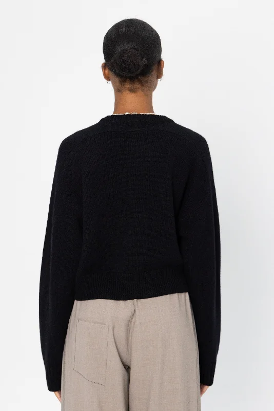 Bruzzi Oversized Sweater, Black