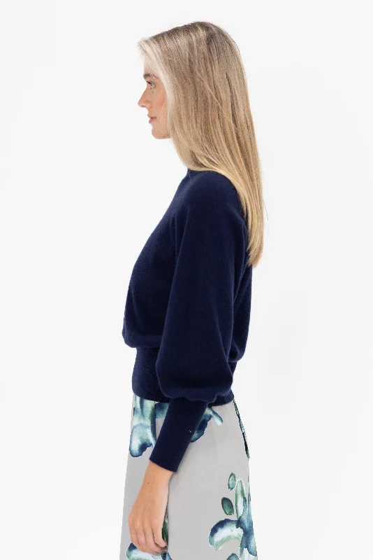 Light Cashmere Sweater, Midnight