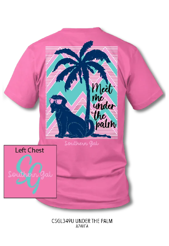 Southern Gal Under the Palm Screen Tee