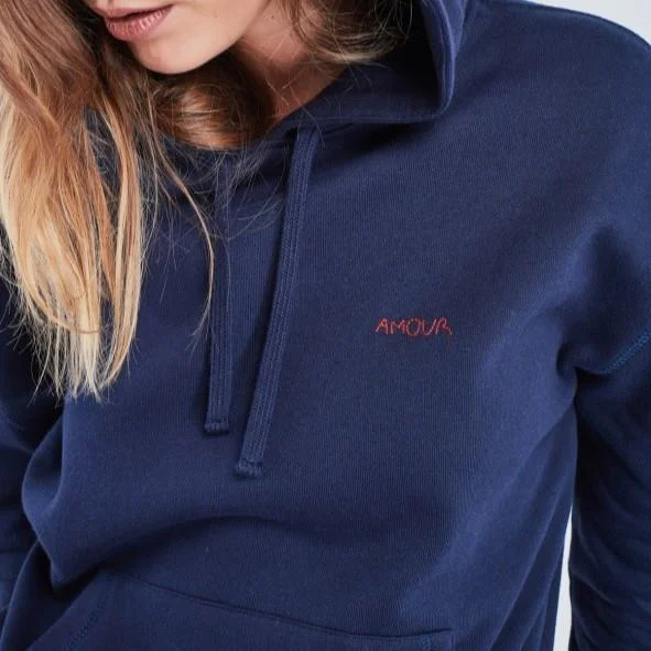 Amour Hoodie (Midnight Blue)