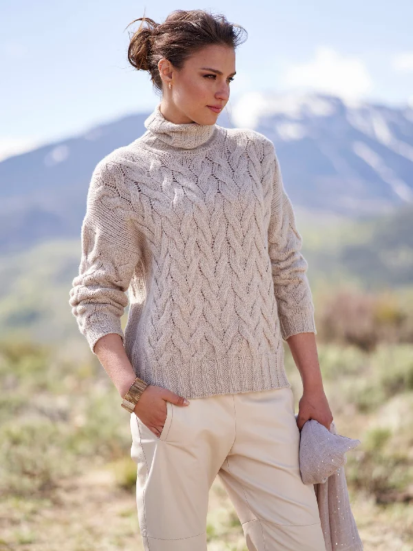 Bianca Cable Cashmere Sweater