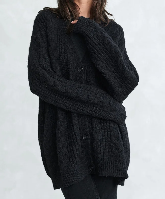 Cable Cocoon Cardigan